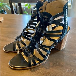 Jack Rogers Braided Block Heels